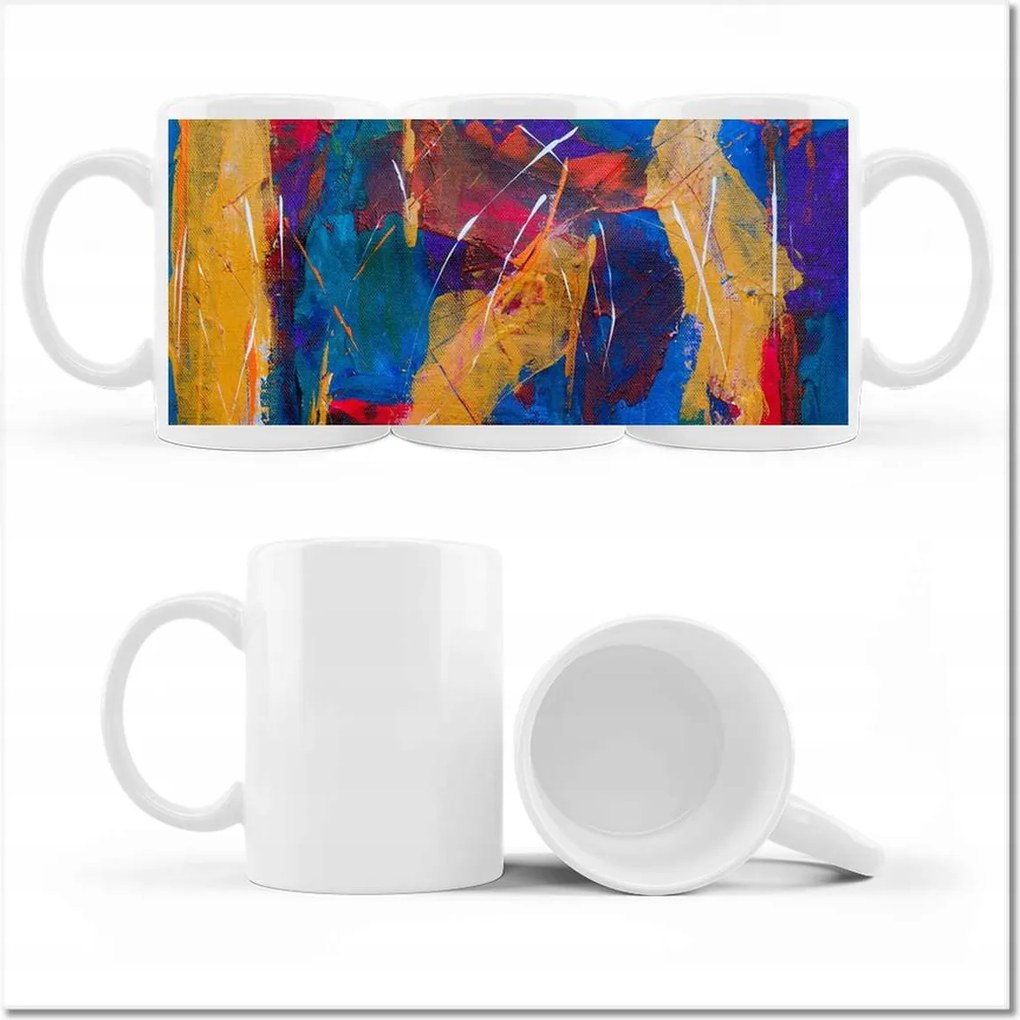 Philippe Absztrakt nyomott mintás bögre