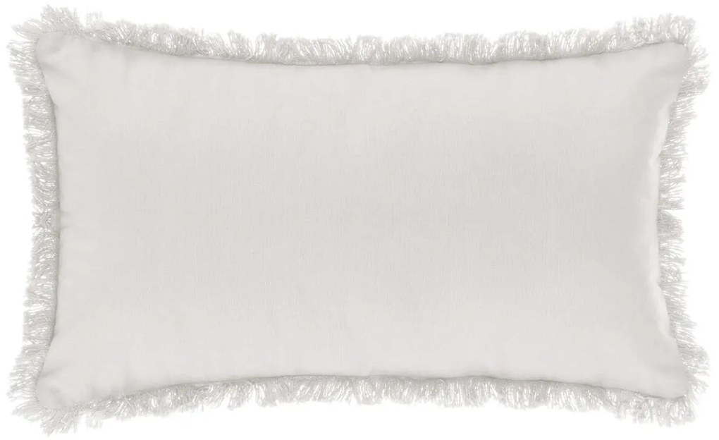 FRINGE párna rojtokkal, elefántcsont színben 30x50 cm