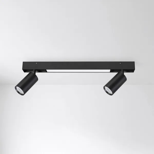 Brilagi - LED spotlámpa SELE 2xGU10/30W/230V + LED/15W fekete