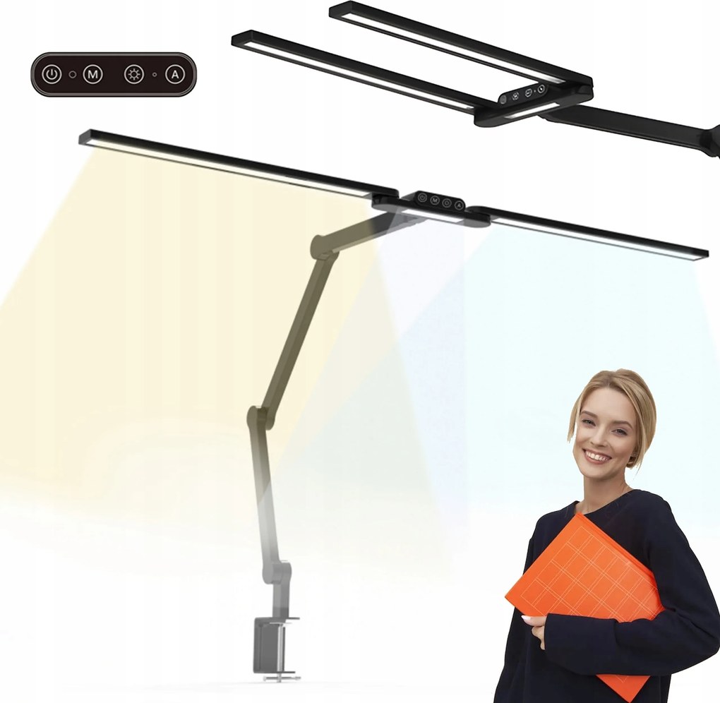 Érintőképernyős Asztali Lámpa Led Rajz Hőmérséklet És Fényerő Szabályozás