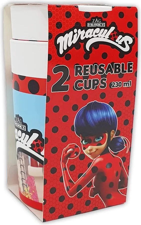 Katicabogár és Fekete macska kalandjai Hero műanyag pohár 2 db-os szett 230 ml