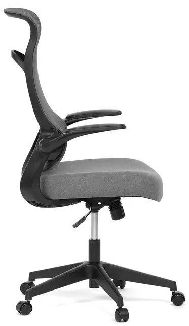 Szürke Hálós Irodai Szék, Hinta Mechanikával. KA-A182 BK