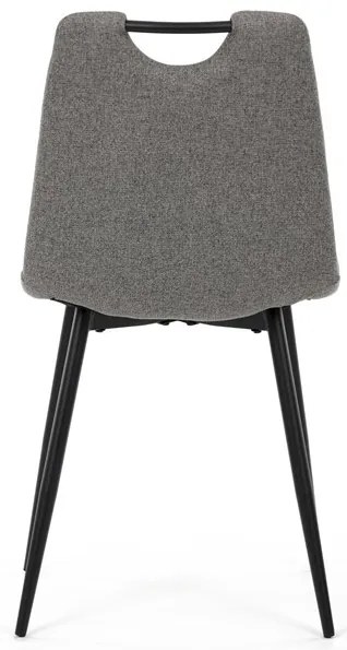 Étkezőszék, szürke, szövet, DCL-V2017 GREY2