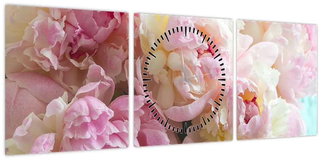 Kép - Bazsarózsa (órával) (90x30 cm)