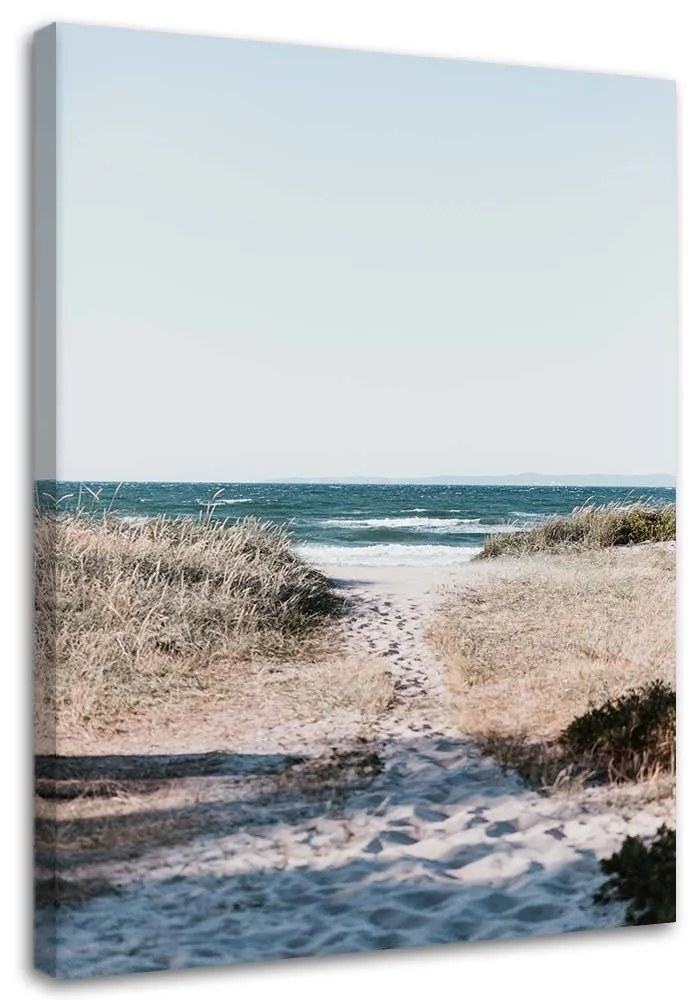 Gario Vászonkép Lemegyek a strandra Méret: 60 x 90 cm
