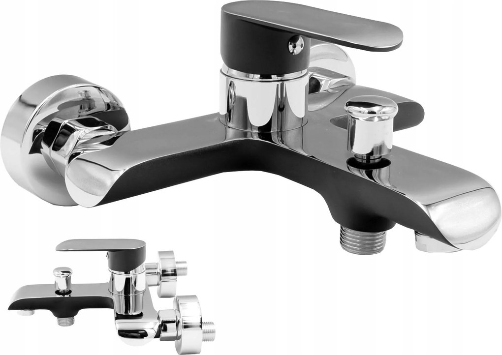 Pico Fekete Kádtöltő Csaptelep Hosszú Kifolyócsaptelep