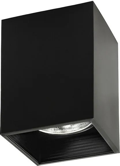 POLUX 307798 JUPITER Kocka Mennyezeti Lámpa Fekete E27 IP20