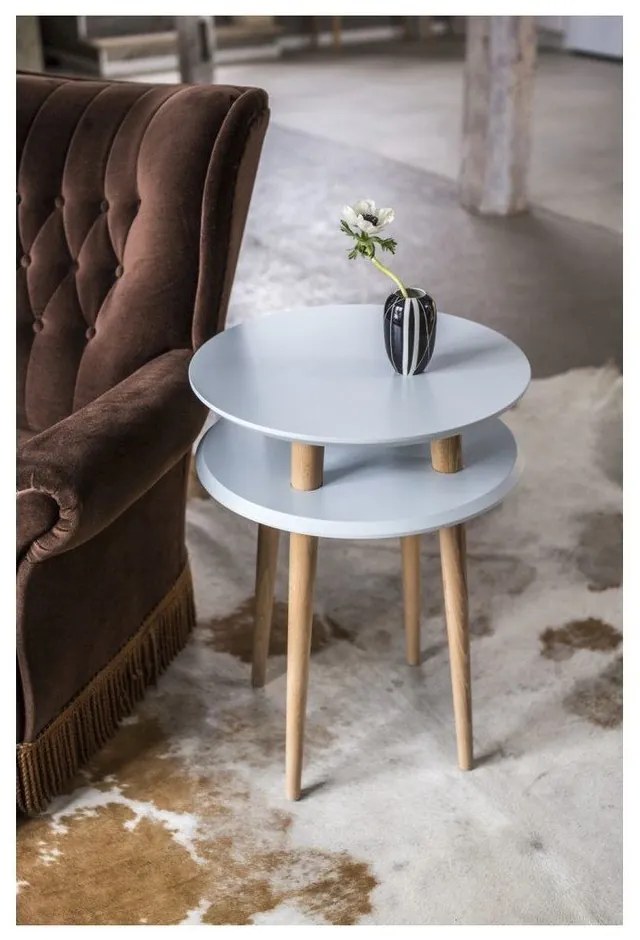 UFO rózsaszín tárolóasztal, ⌀ 45 cm - Ragaba