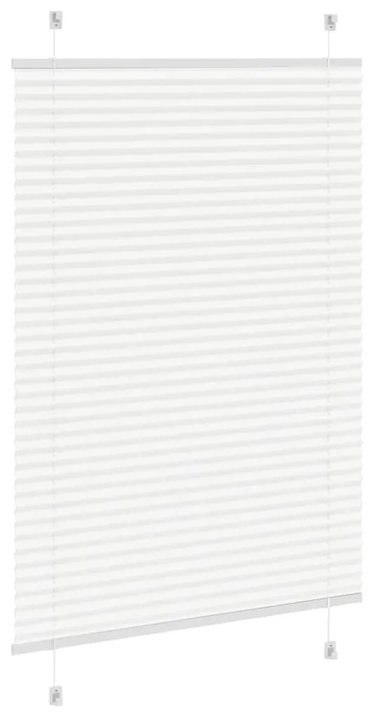 pliszírozott redőny Fehér 100x100 cm szövetszélesség 99,4cm