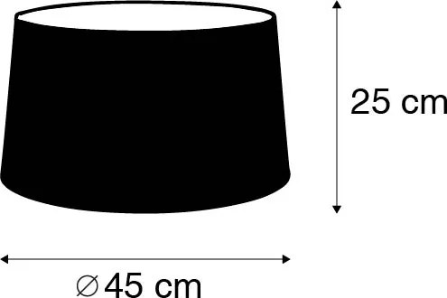 Lenvászon lámpabúra barna 45/25