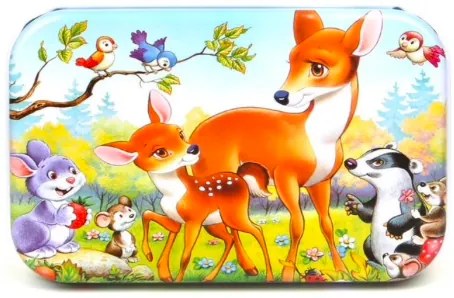 Fából készült Puzzle - Bambi 60db