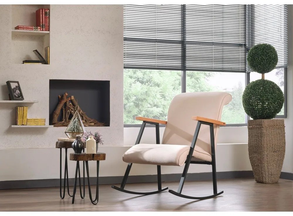 Krémszínű fotel Yoka – Artie