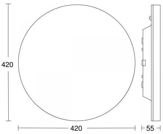 Steinel 084936 - BASIC LED/230V 3000K IP40 mozgásérzékelős lámpa