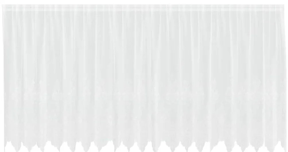 Függönyök függönyökkel Fehér 500 x 180 cm Poliészter