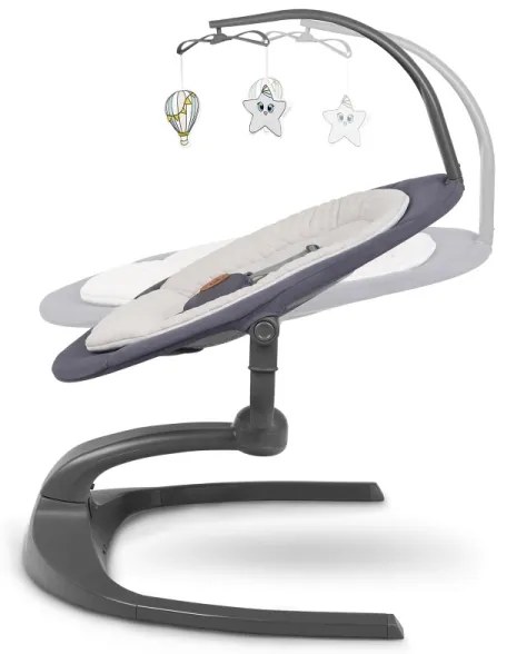 Lionelo - RINA babahinta dallammal, 4xAA, betonszürke + távirányító