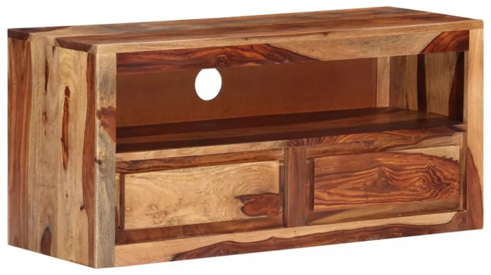 tömör kelet-indiai rózsafa TV-szekrény 88 x 30 x 40 cm