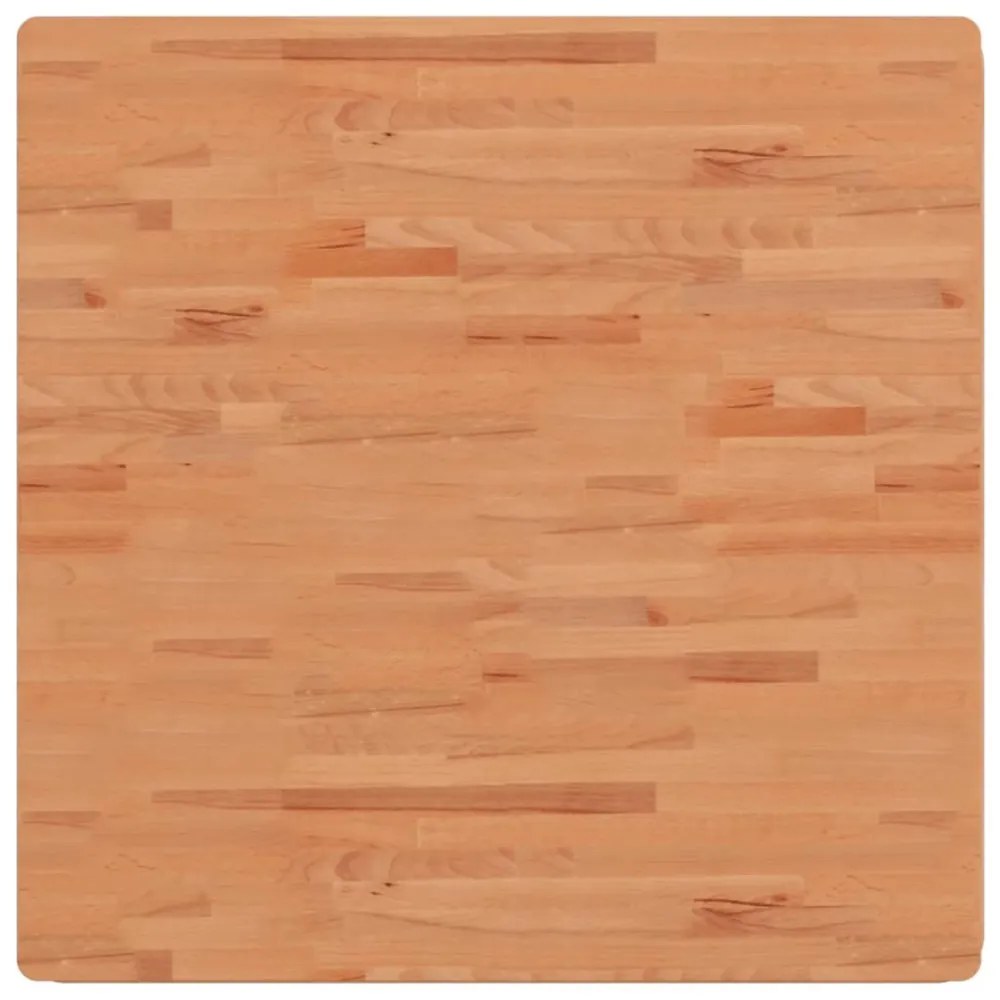tömör bükkfa négyzet alakú asztallap 90 x 90 x 1,5 cm
