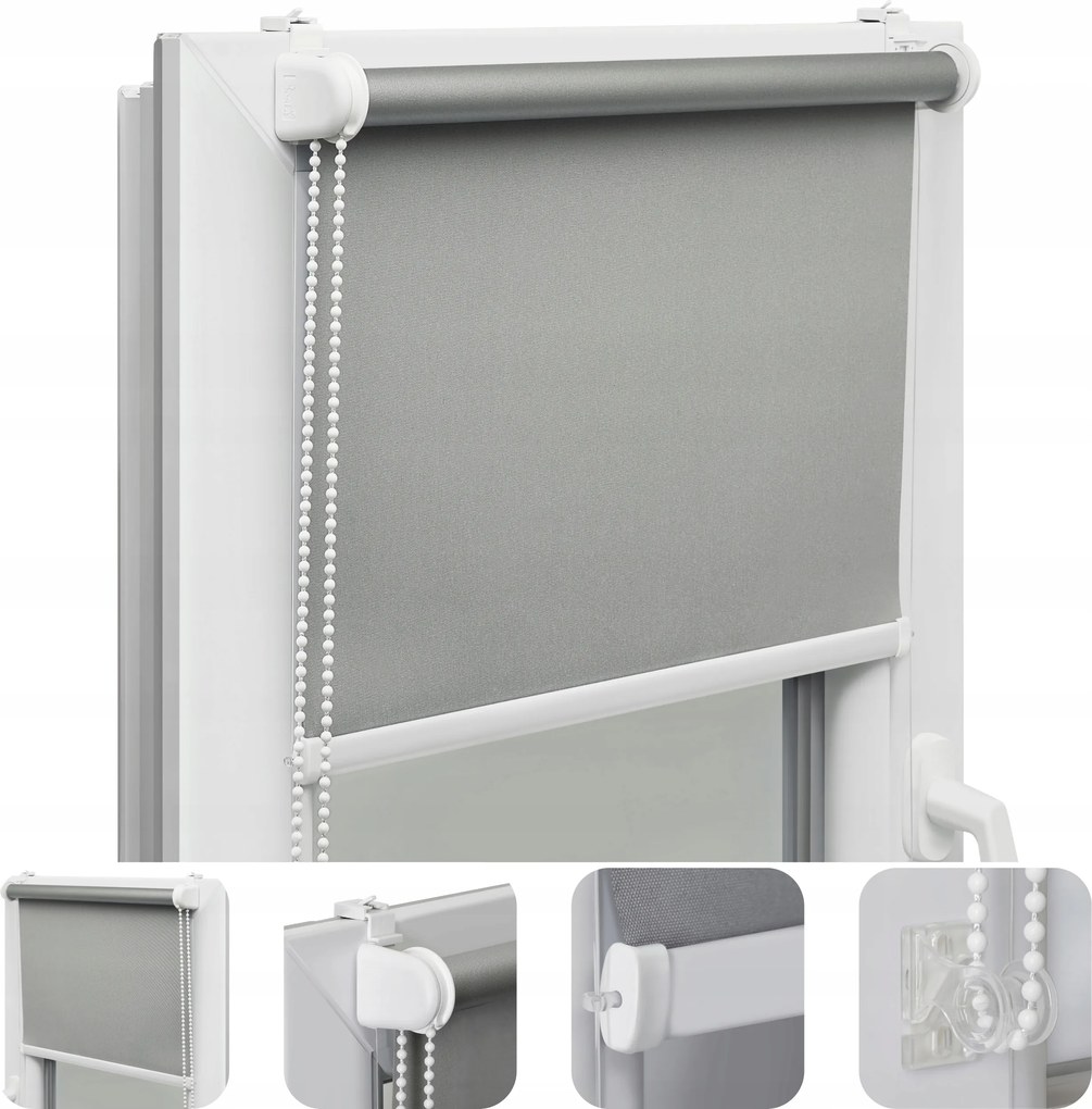 100% Fényzáró Hővédő Roló 45x230 Belső Ablakrolók Voppi