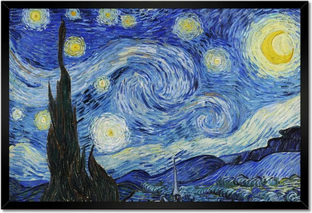 Poszterek keretben 60x40 Van Gogh Csillagos éj