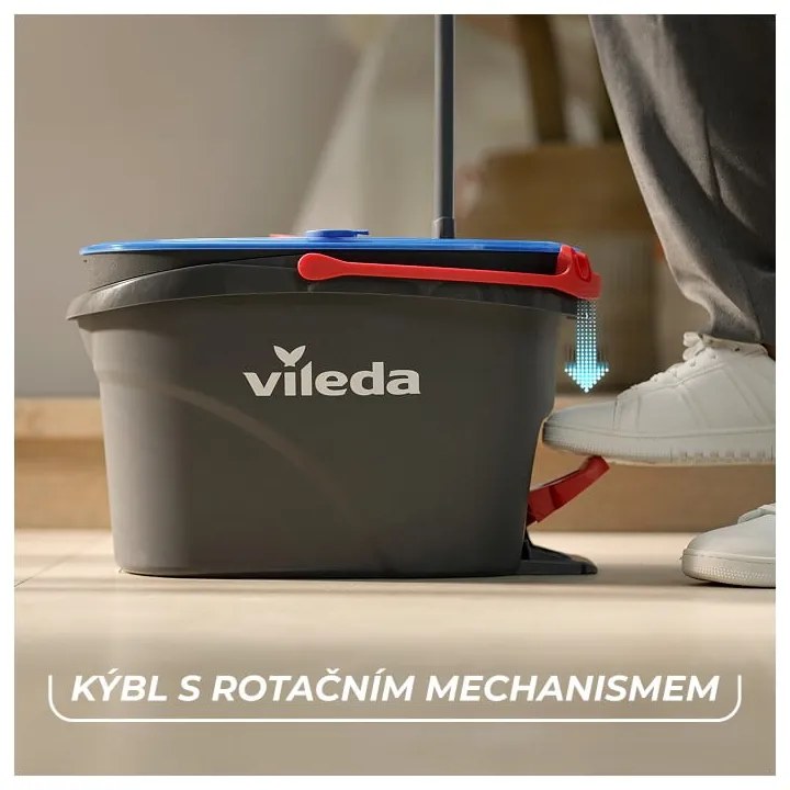 Forgó felmosó vödörrel H2PrO – Vileda