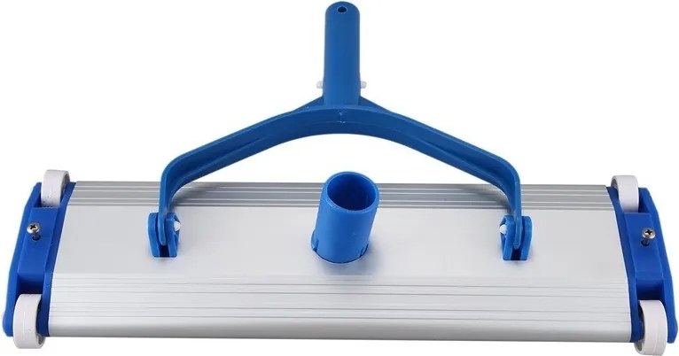 Kézi medence porszívófej, alumínium, 35 cm, ezüst/kék