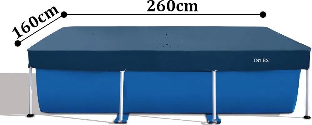 INTEX 2,6m x 1,6m csővázas medence védőtakaró (28036)