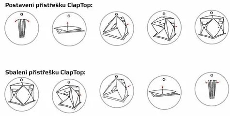 ClapTop 500 gyorsan összecsukható sátor pavilon