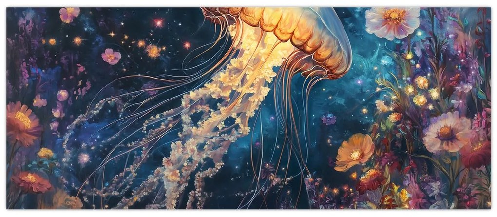 Kép - Varázslatos medúza (120x50 cm)