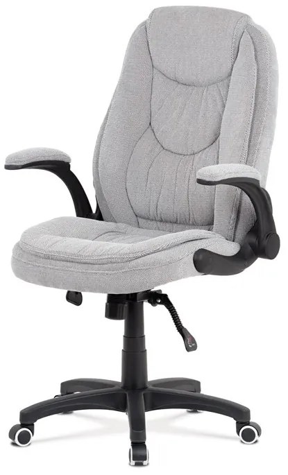 Ezüst Szövet Irodai Főnöki Szék, Szinkron Mechanikával.