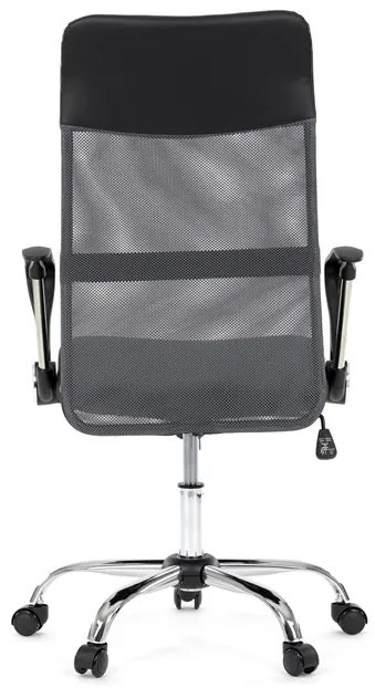 Irodai szék, hintamechanizmussal, szürke hálós anyag, KA-E305 GREY