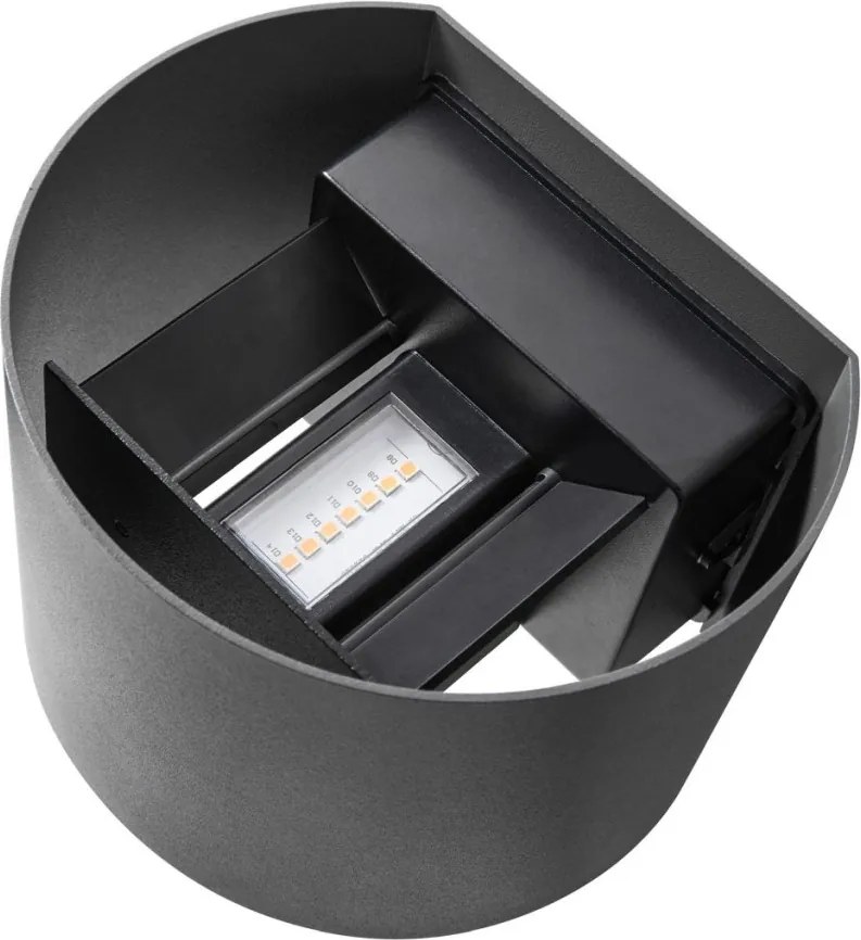 NORDLUX 2418351050 MILDA Modern Kültéri Fali Lámpa Antracit LED IP44