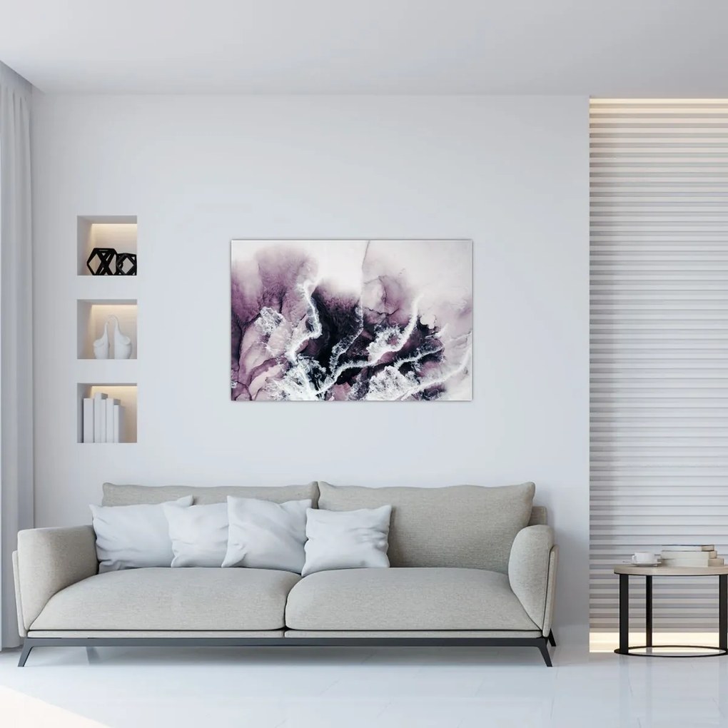 Kép - Lila márvány N⁰2 (90x60 cm)