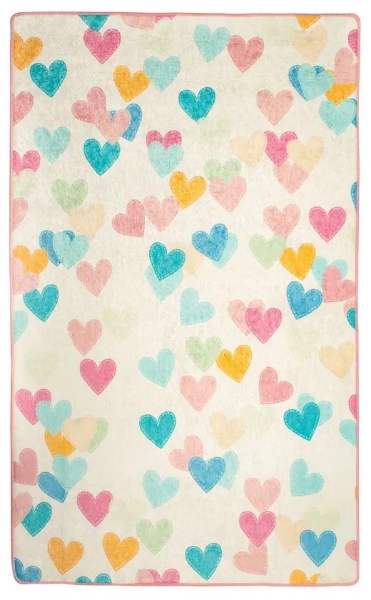 Hearts gyerekszőnyeg, 100 x 160 cm