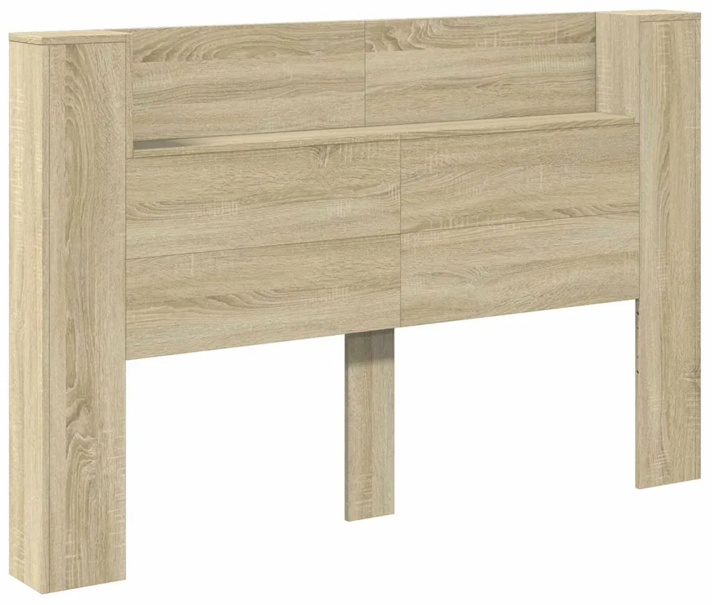 Fejtámla polcokkal Sonoma tölgy 160 x 16,5 x 103,5 cm Faanyag