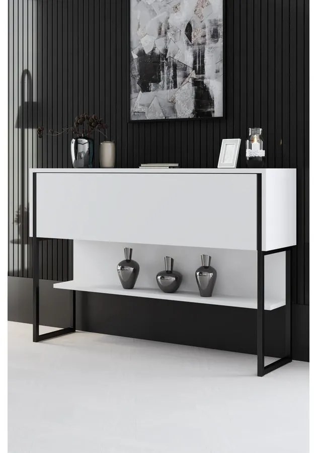 Komód Luxe - Black, White