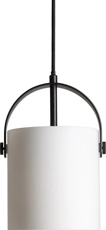 RENDL JULIETTA 16 függőlámpa opálüveg/fekete 230V LED E27 15W