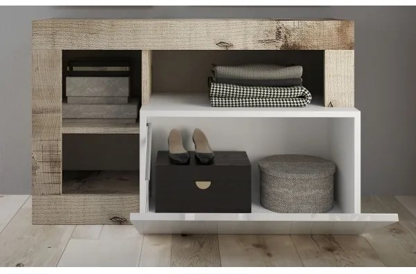 LENOR pad, fehér/barna