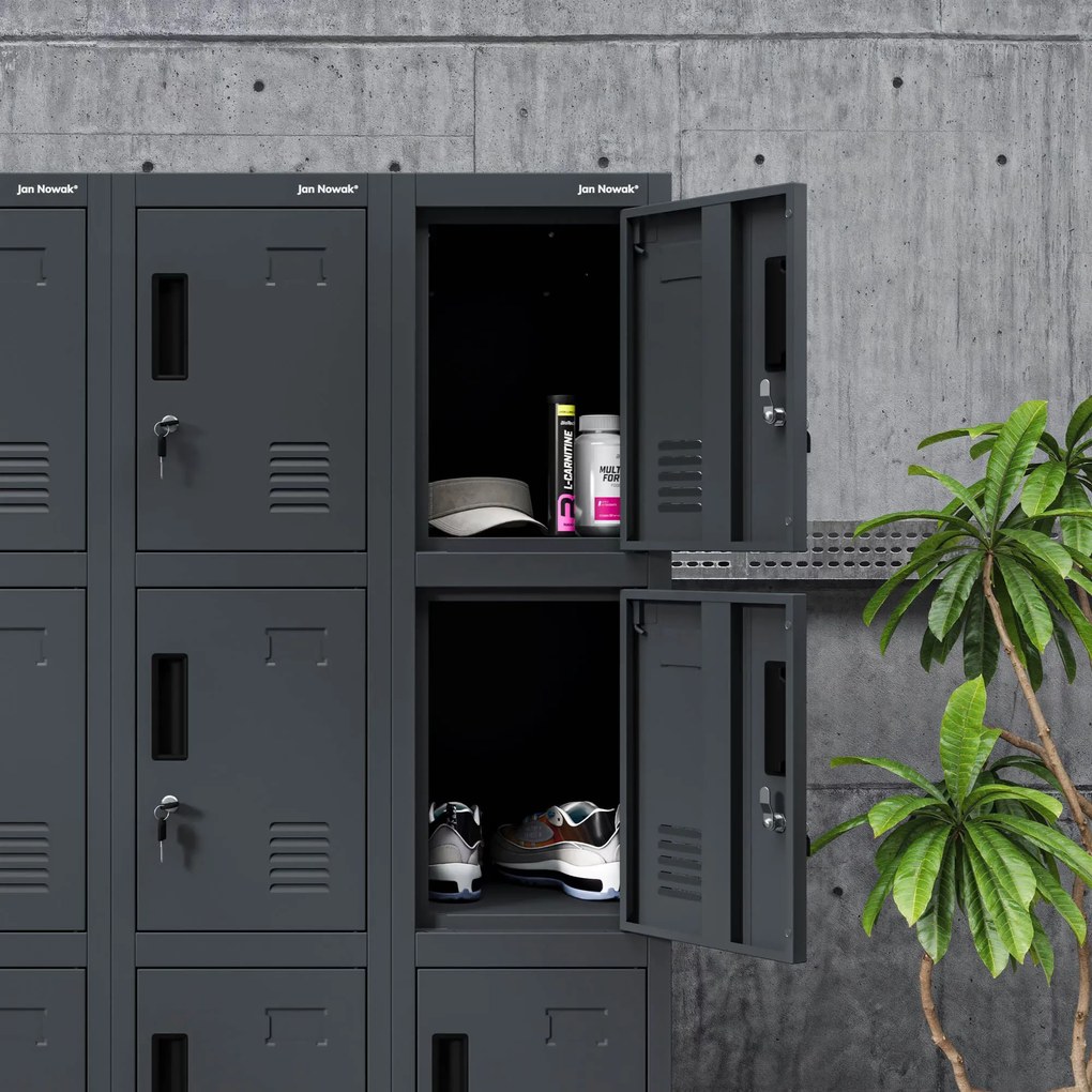 ROBERT 1 Plus rekeszes öltözőszekrény 292 x 1720 x 450 mm