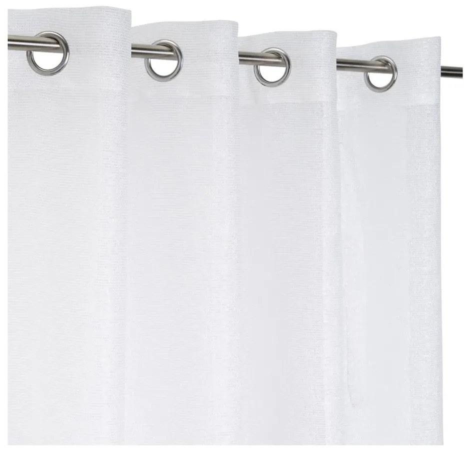 Fehér fényáteresztő függöny 140x260 cm Flat – Casa Selección