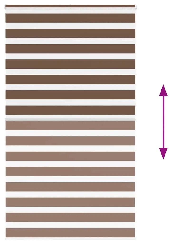 zebrafüggönnyel barna szövetszélesség 130,9 cm poliészter