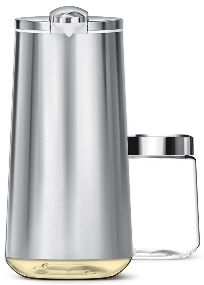 Szürke acél automata szappanadagoló 266 ml - simplehuman