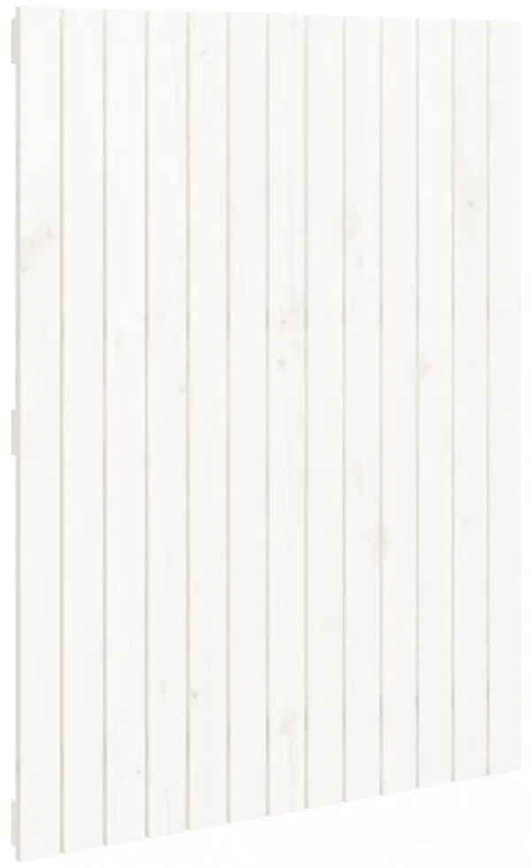 fehér tömör fenyőfa fali fejtámla 82,5 x 3 x 110 cm
