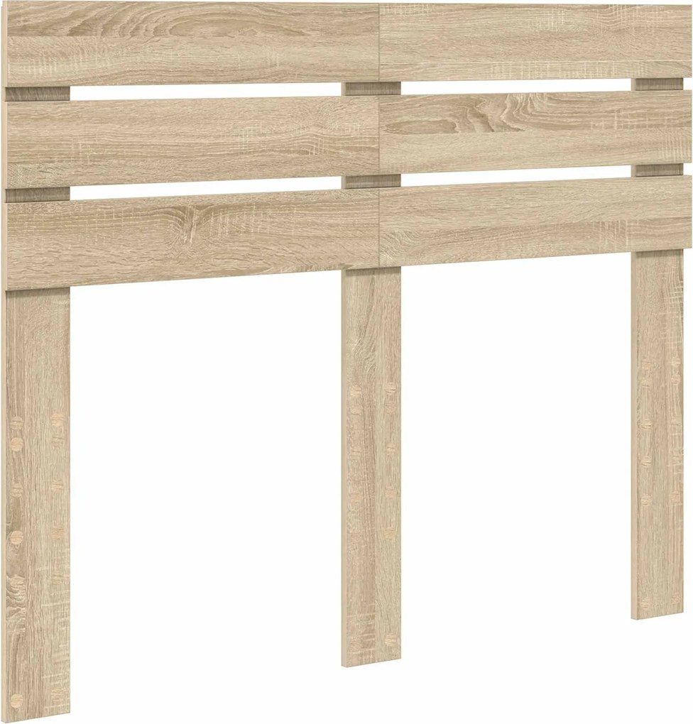 vidaXL Fejtámla Sonoma tölgy 135 cm Faanyag