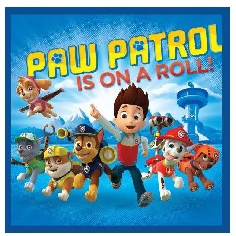 Mancs Őrjárat On a Roll Blue mágikus kéztörlő arctörlő, törölköző 30x30cm