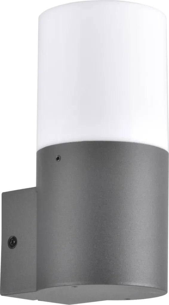 POLUX 315960 DALLAS Modern Kültéri Fali Lámpa Fehér, Grafit E27 IP44