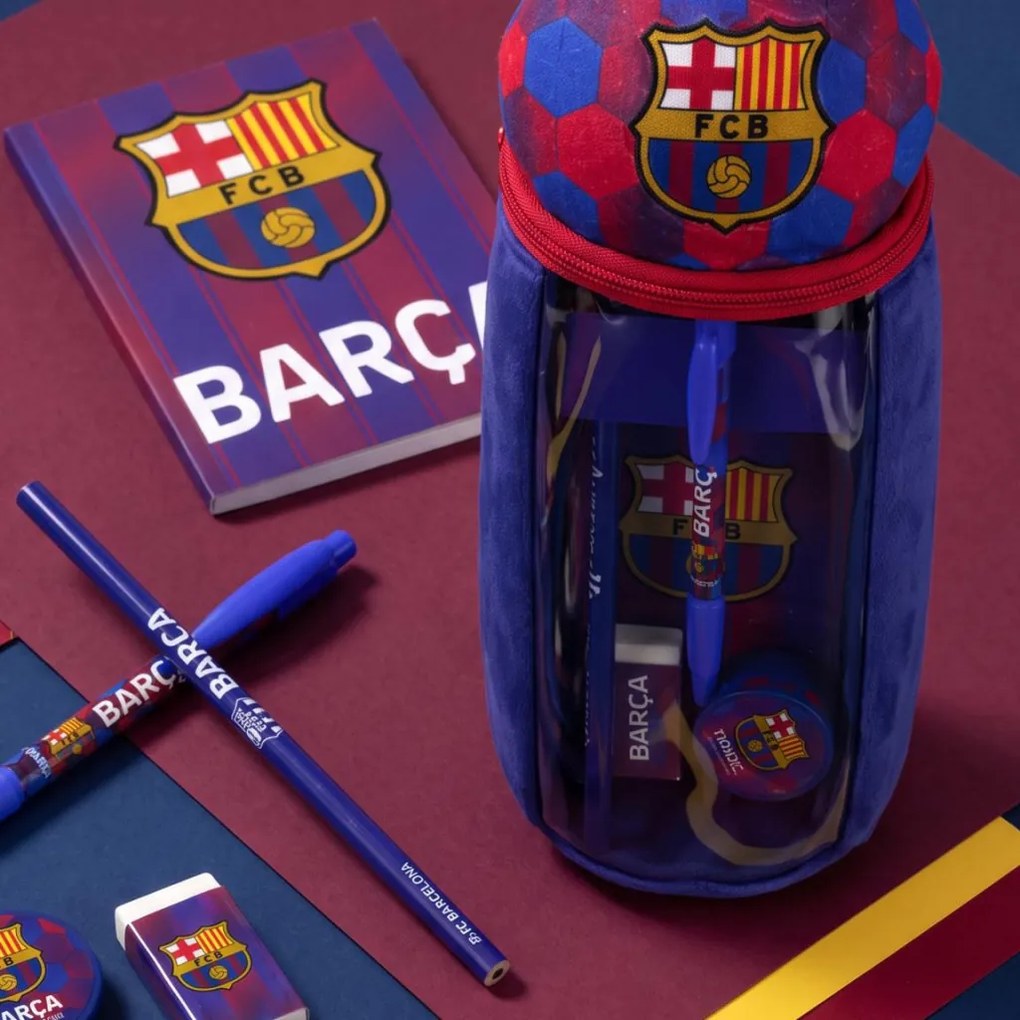 FC Barcelona Barca plüss töltött tolltartó