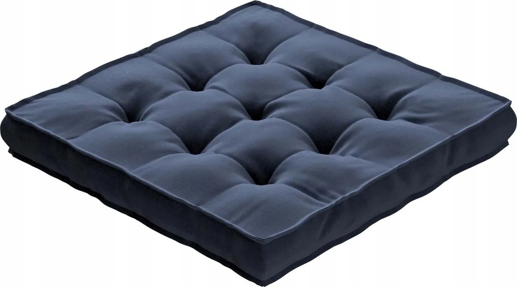 Székhuzat sötétkék a'la velúr 40x40