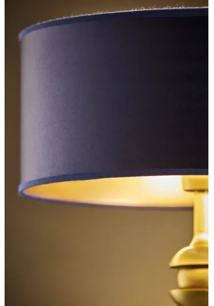 Jupiter 2116 - Asztali lámpa KASZMIR 1xE27/15W/230V kék/arany