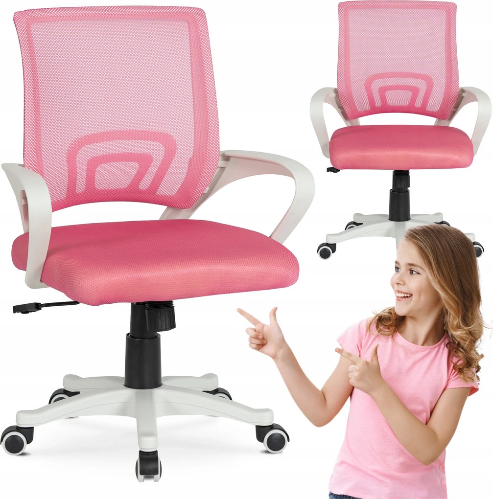 Rózsaszín Ifjúsági Forgatható Gyerekszék Rózsaszín Nate