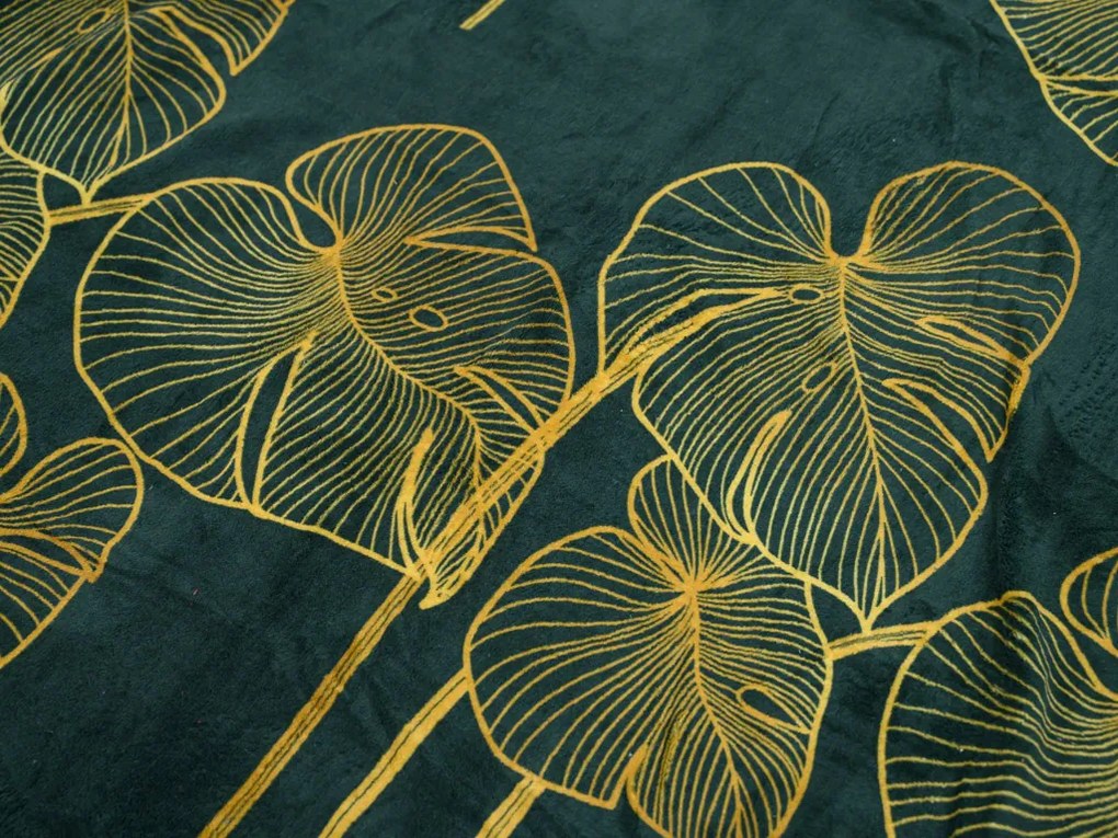 VENECIA mikroplüss ágyneműhuzat zöld Ágyneműhuzat mérete: 70 x 90 cm | 140 x 200 cm